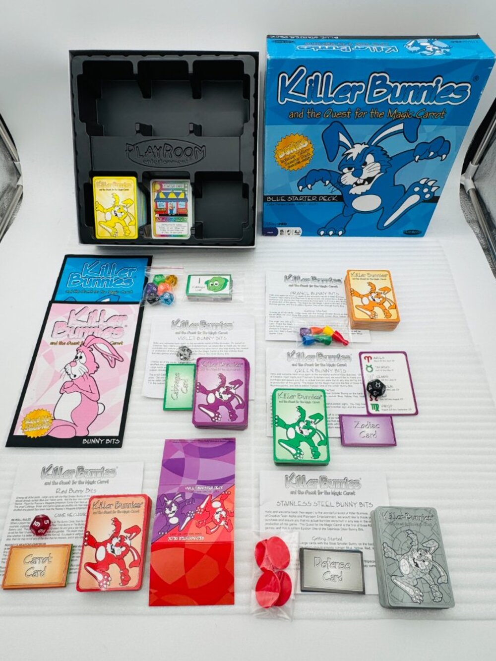 Killer Bunnies Blue Starter + 5 Complete Expansion Sets